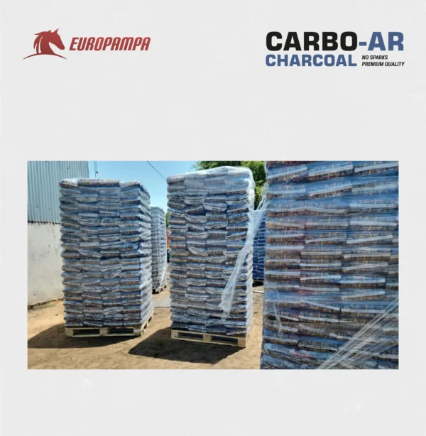 Pallet of Charcoal for Barbecue 15kg