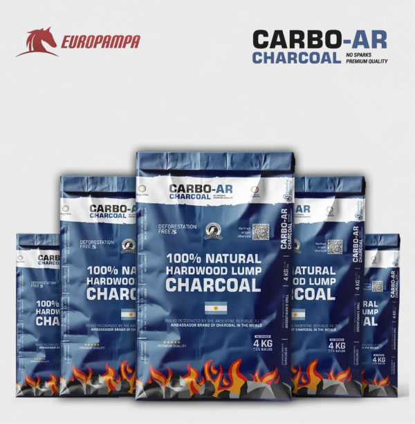 Pack BBQ – 5 sacchi di carbone da 4 kg (20 kg totali)